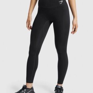 Gymshark Corset Seamless Leggings Size L Black Women's